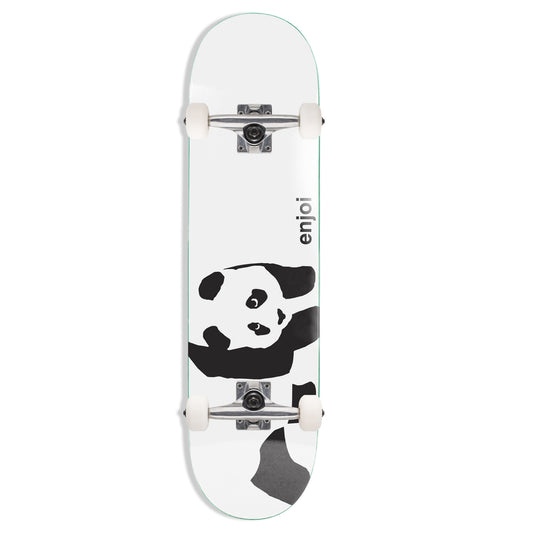 Enjoi Whitey Panda Soft Top Complete Skateboard 8.5" full