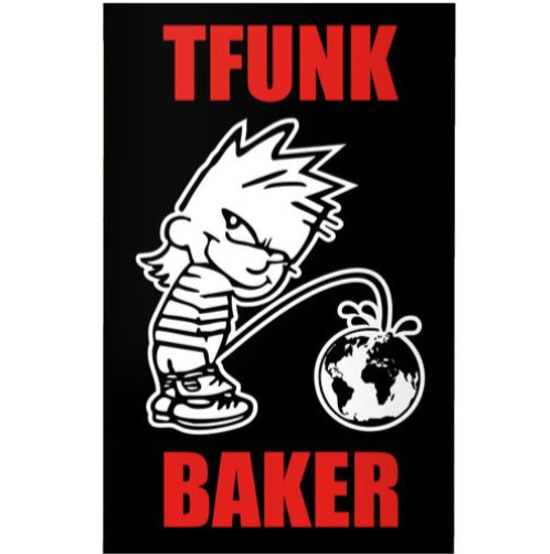 Baker T-Funk Whizz Kid Skateboard Deck 8.25" graphic