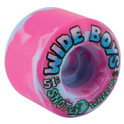 Snot Wide Boys Wheels Ice/Pink Swirl 51MM 99A