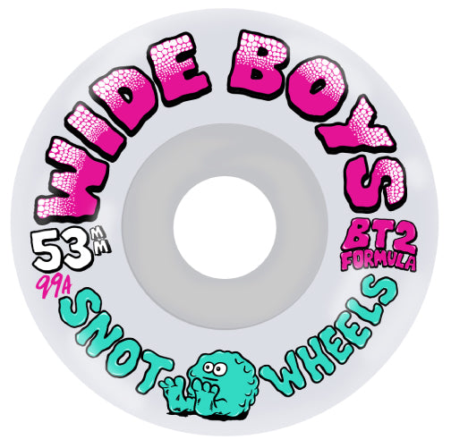 Snot Wide Boys Wheels Clear/Pink 53MM 99A