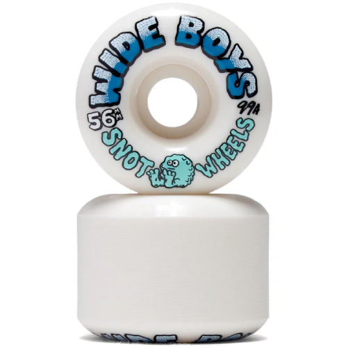 Snot Wide Boys Wheels White 56MM 99A pair