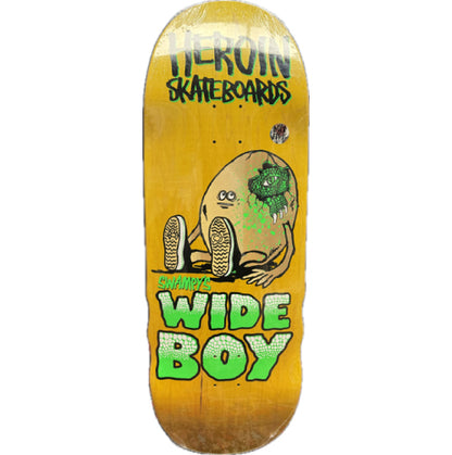 Heroin Swampy's Wide Boy Egg Skateboard Deck 10.75"