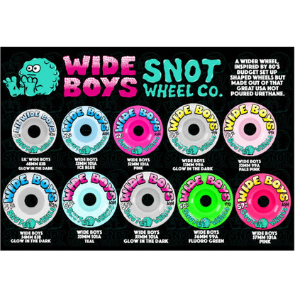 Snot Lil' Wide Boys Wheels Ice Blue 48MM 83B