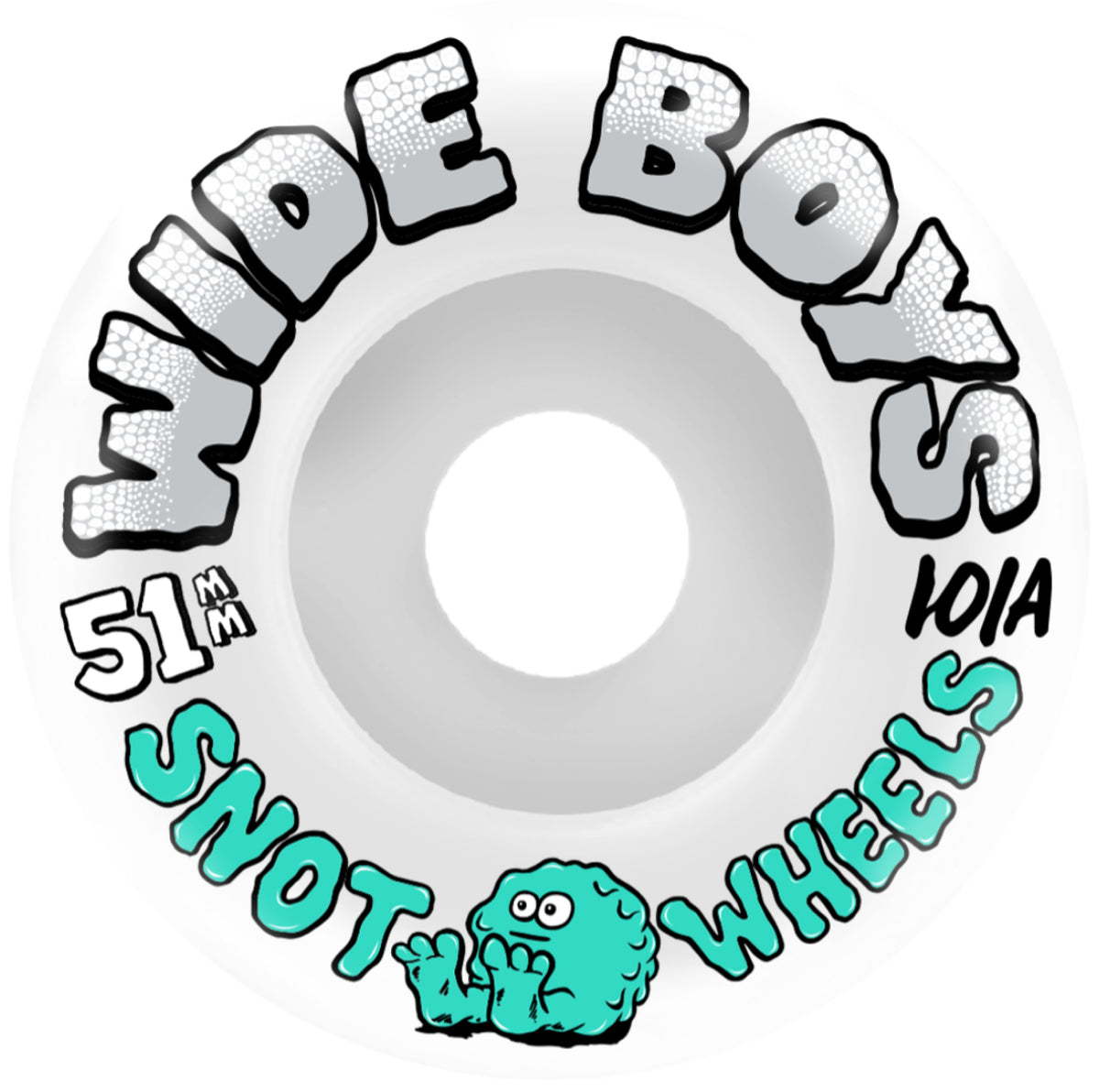 Snot Wide Boys Wheels White/Black 51MM 101A