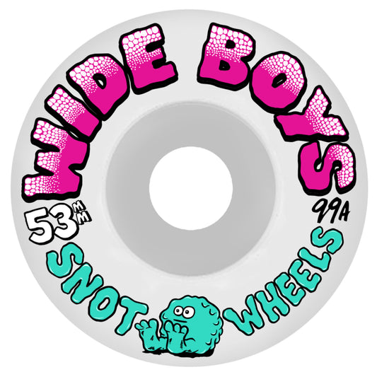 Snot Wide Boys Wheels White/Pink 53MM 99A