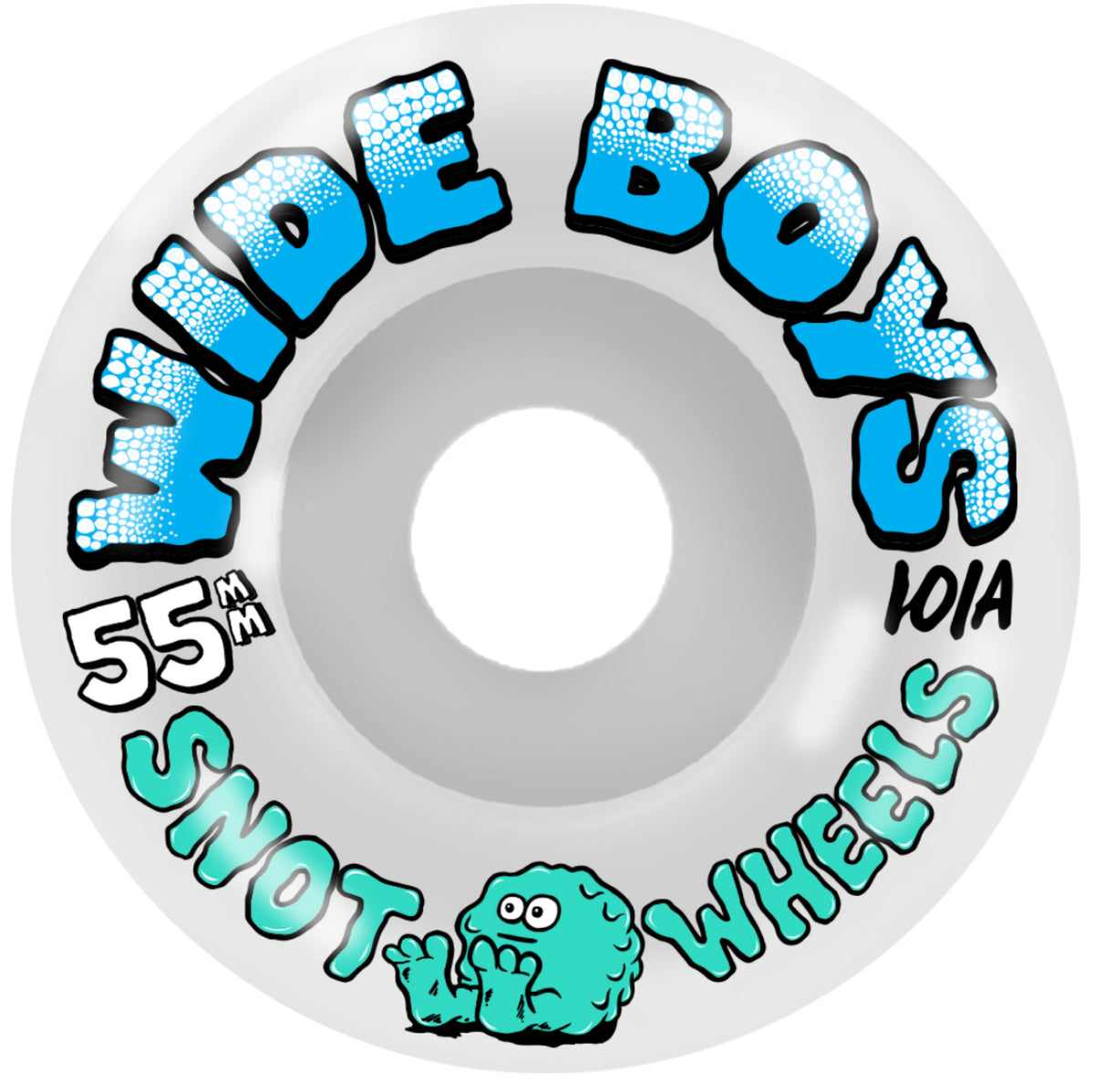 Snot Wide Boys Wheels White/Blue 55MM 101A