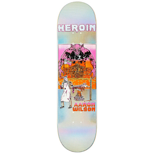 Heroin Wilson Hellscape Skateboard Deck Holographic 8.5"