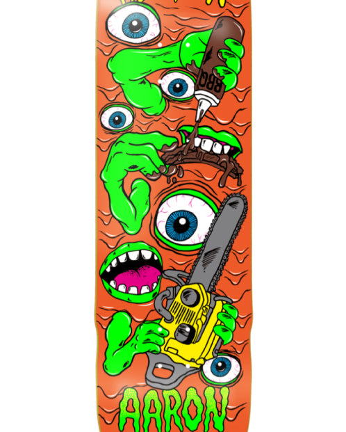 Heroin Wilson Mutate or Die Skateboard Deck 8.5" close