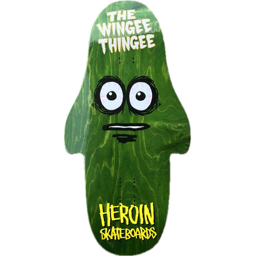 Heroin The Wingee Thingee Skateboard Deck 15"