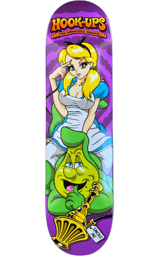 Hook-Ups Alice's Wonderland Skateboard Deck 8
