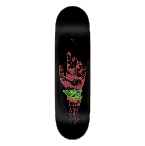 Santa Cruz VX Wooten Dystopia Skateboard Deck 8.5" top