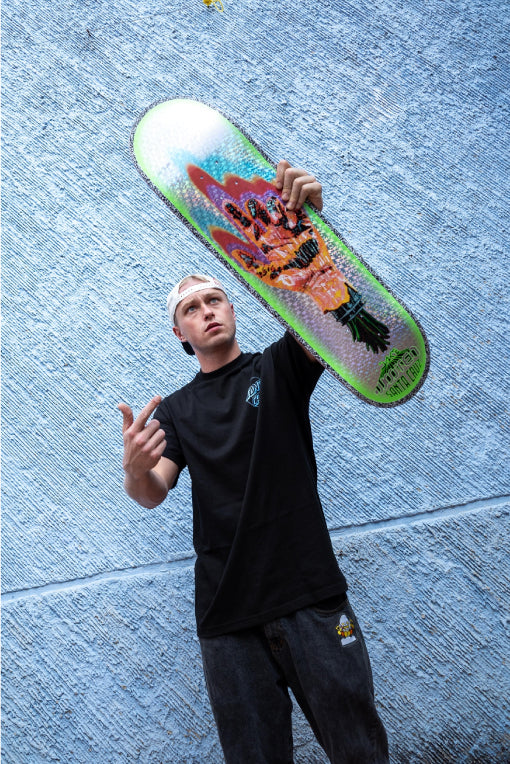 Santa Cruz VX Wooten Dystopia Skateboard Deck 8.5" jake wooten
