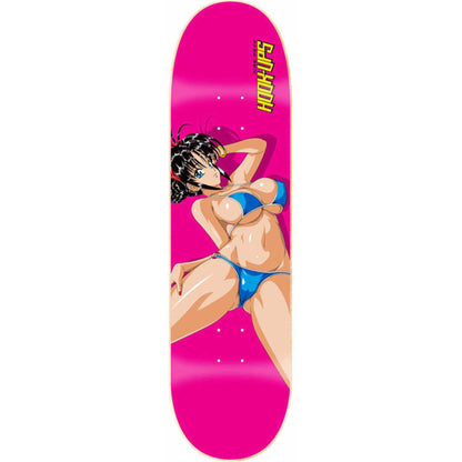 Hook-Ups Workout Girl Skateboard Deck 8.5"
