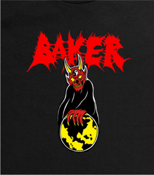 Baker World Control Tee - Black graphic