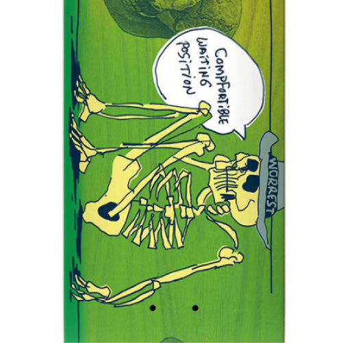 Krooked Worrest Waiting Position Skateboard Deck 8.25"