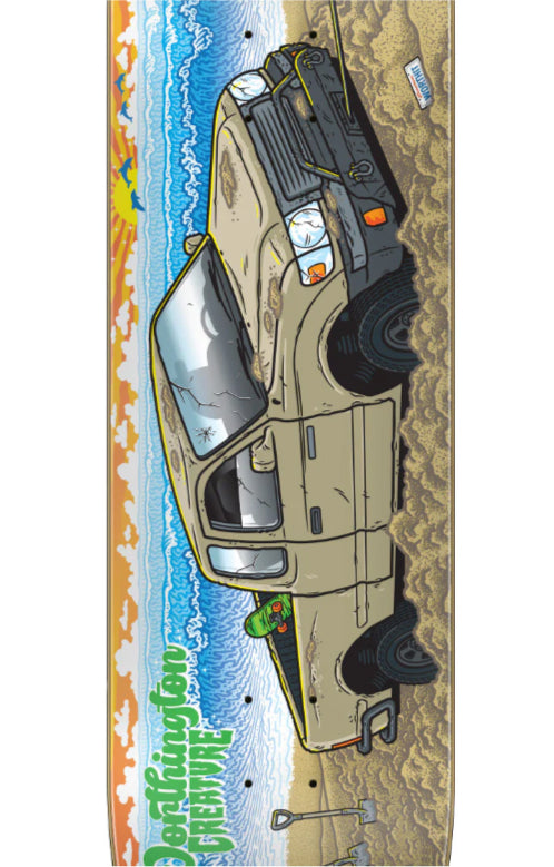 Creature Worthington Paradise VX Skateboard Deck 8.6" bottom close