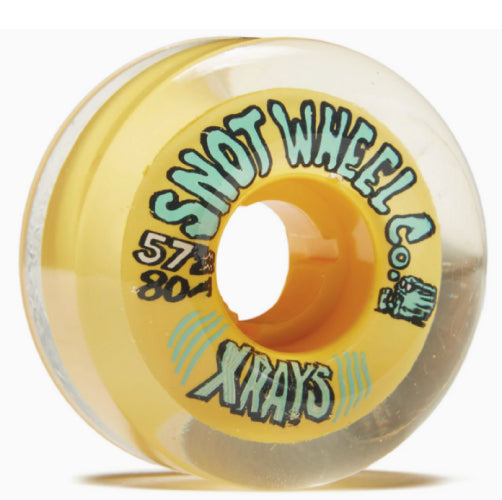 Snot X Rays Wheels Yellow 57MM 80A
