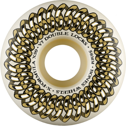Bones XF V7 Double Lock Wheels 99A 58mm