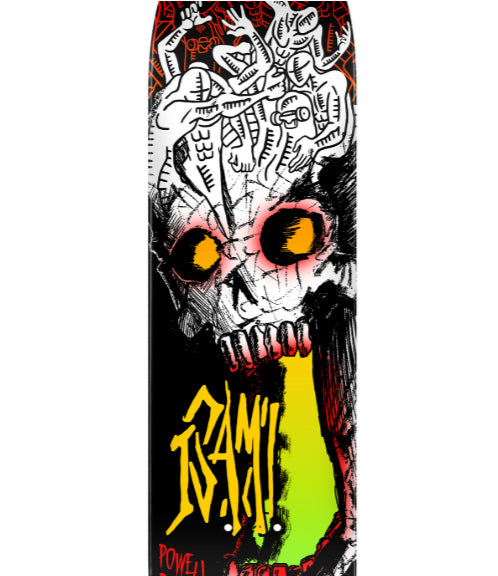 Powell Peralta Isamu Yamamoto Skateboard Deck 8.0" close