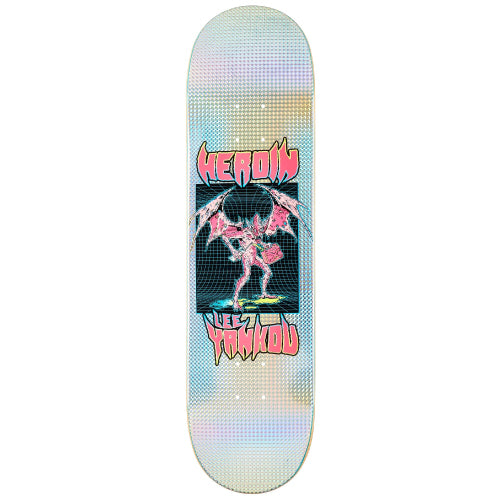 Heroin Yankou Hellscape Skateboard Deck Holographic 8.25"