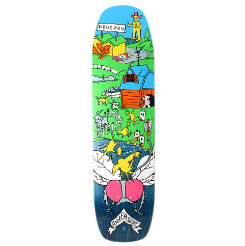 Krooked Manderson The Yard Skateboard Deck 8.5"