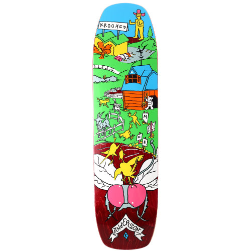 Krooked Manderson The Yard Skateboard Deck 8.5"