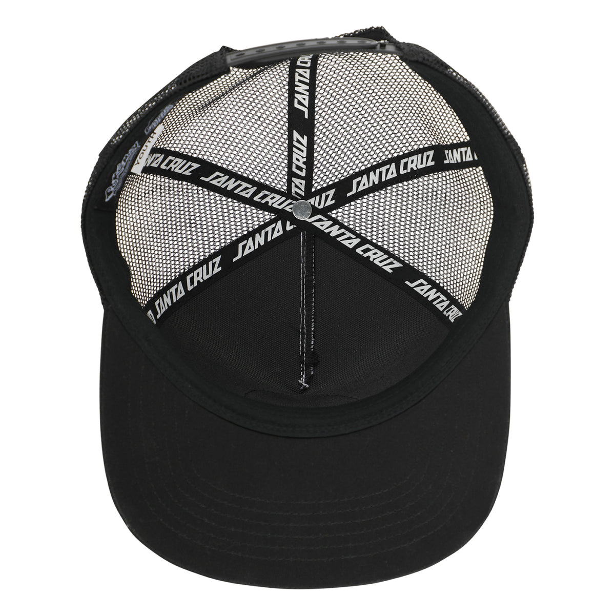 Santa Cruz X Pokémon TCG Hand Mesh Trucker Snapback Hat - Youth White/Black