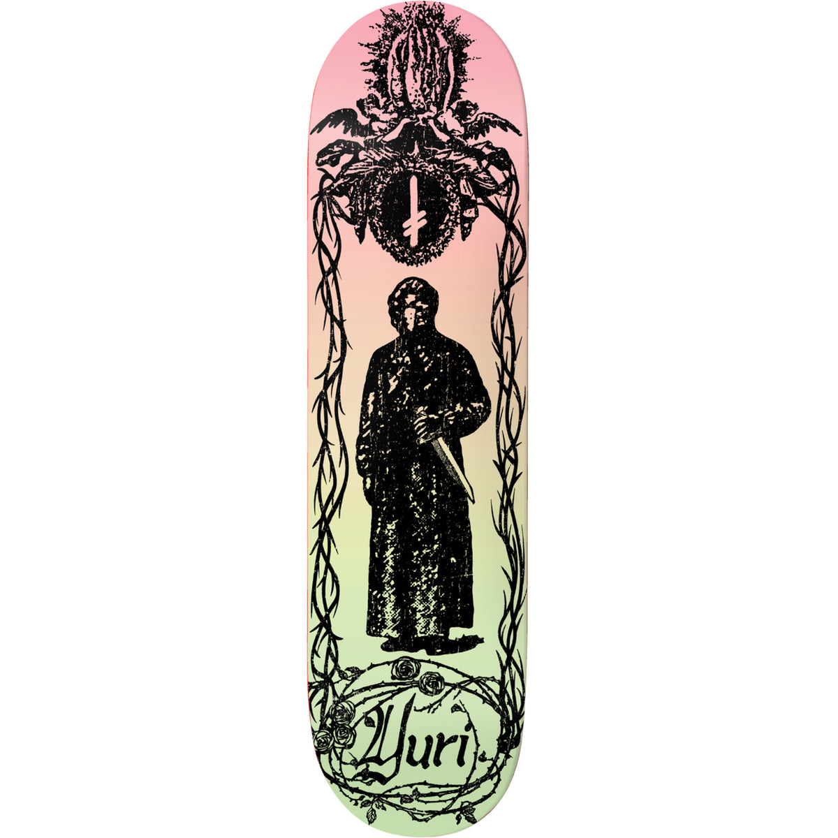 Deathwish Yuri Priest Skateboard Deck 8.125"