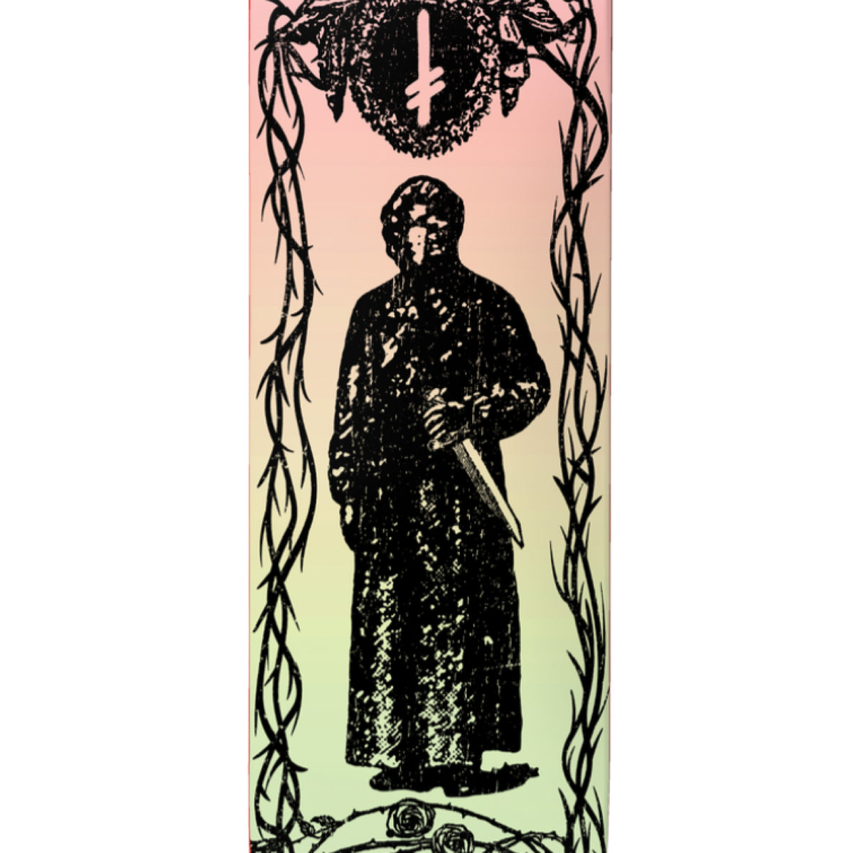 Deathwish Yuri Priest Skateboard Deck 8.125" graphic