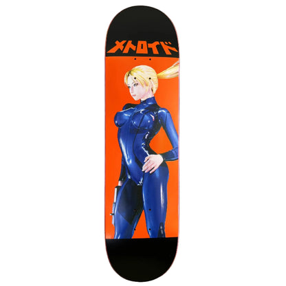 Hook-Ups Jeremy Klein Samus Zero Suit Skateboard Deck 8.5" full