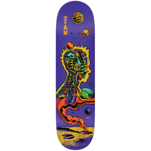 Real Zion Artificial True Fit Skateboard Deck 8.38" full