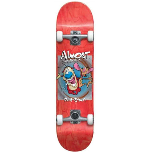 Almost X Ren & Stimpy Boxed Premium Complete Skateboard 8.0"