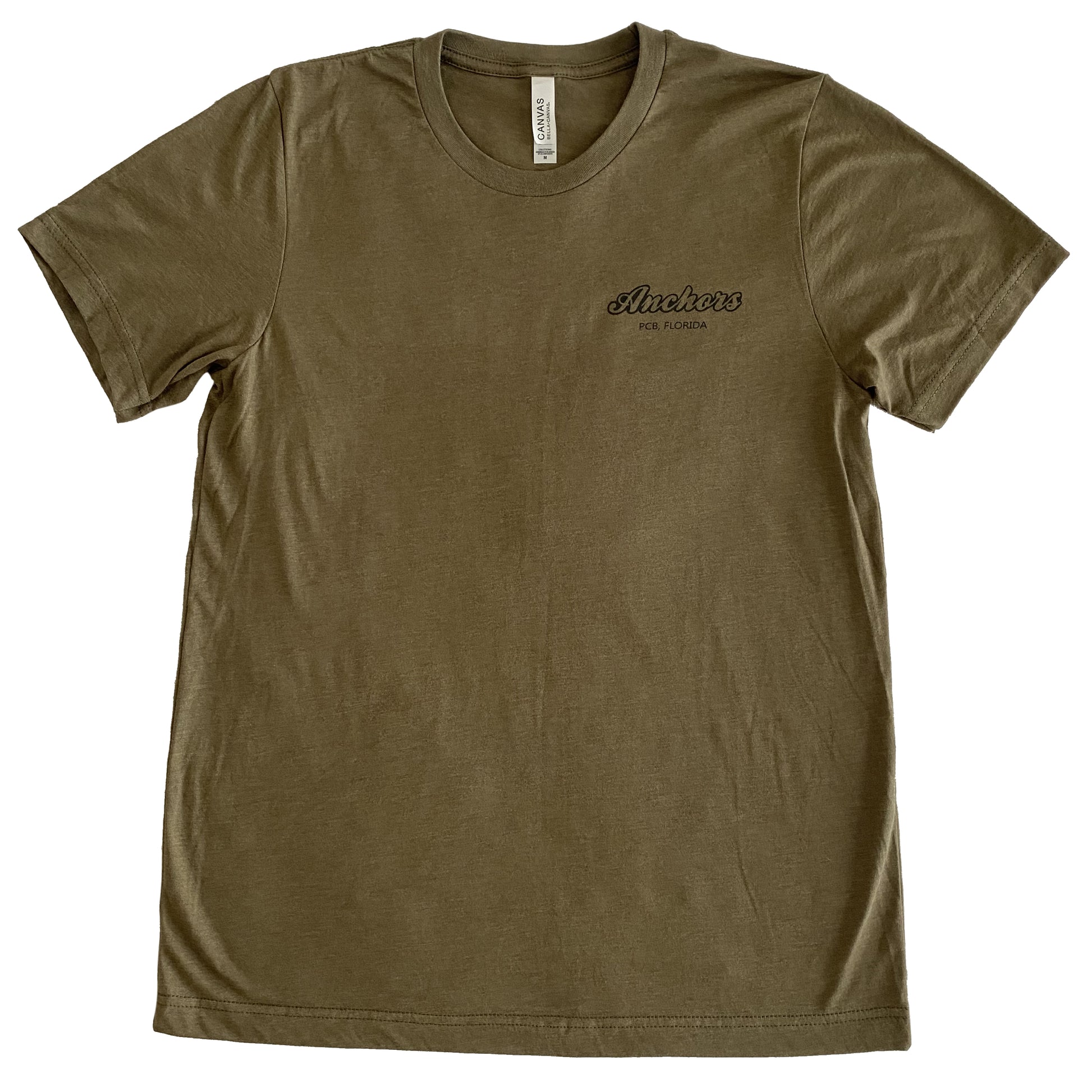 Anchors Shop Tee - Heather Olive