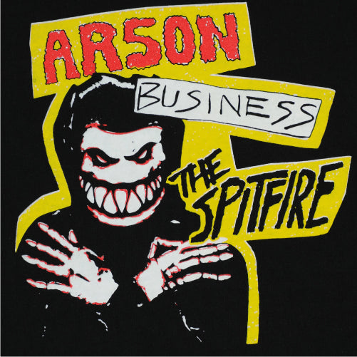 Spitfire Arson Business Hoodie - Black/Glow