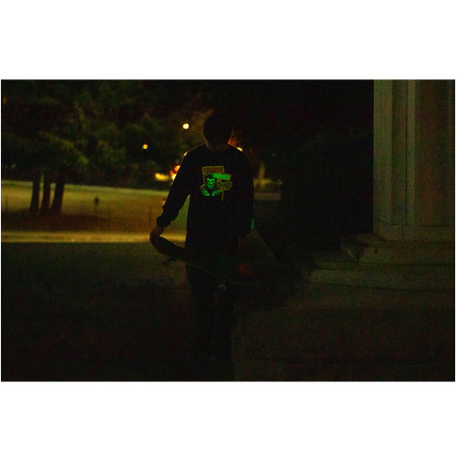 Spitfire Arson Business Hoodie - Black/Glow