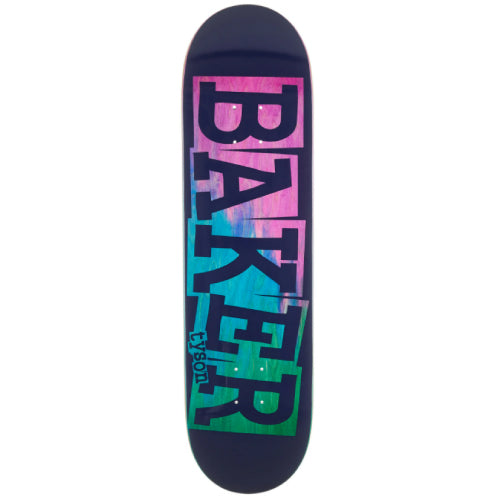 Baker Tyson Peterson Pro Ribbon Navy Rainbow Skateboard Deck 8.25"