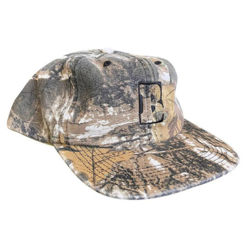 Baker Crunchy Leaves Snapback Hat - Black