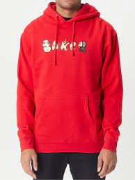 Baker Friends Pullover Hooded Sweatshirt - Red