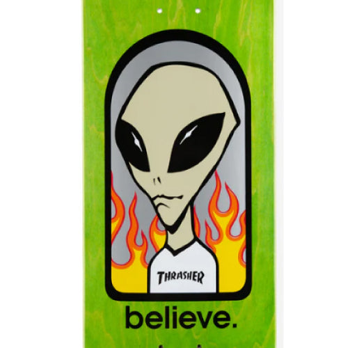 Alien Workshop X Thrasher Believe Skateboard Deck 8.25"