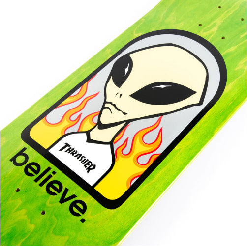Alien Workshop X Thrasher Believe Skateboard Deck 8.25"
