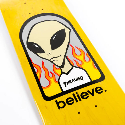 Alien Workshop X Thrasher Believe Skateboard Deck 8.25"