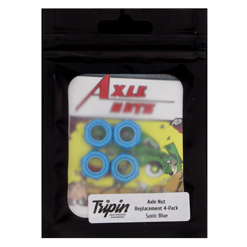 Tripin Standard Axle Nut Set - Blue