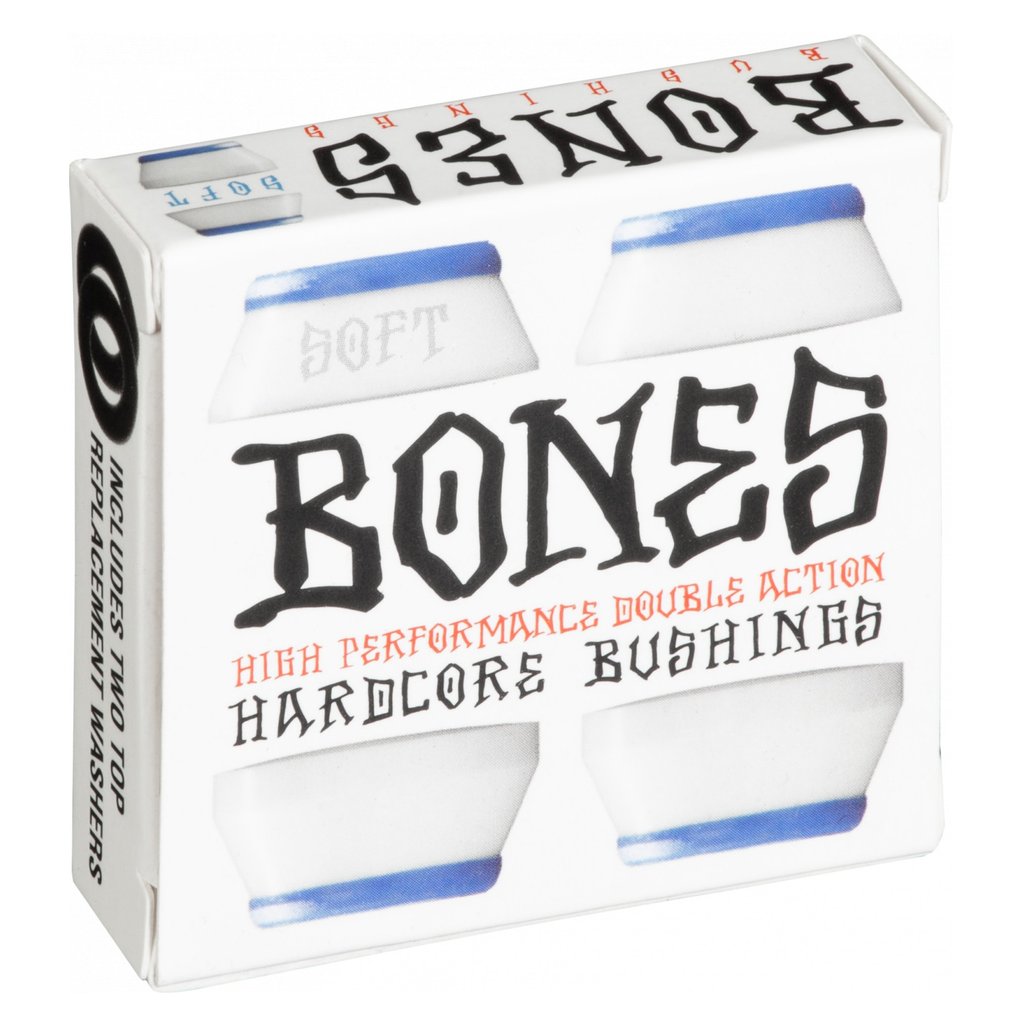 Bones Hardcore Soft Bushings White, Blue 81A
