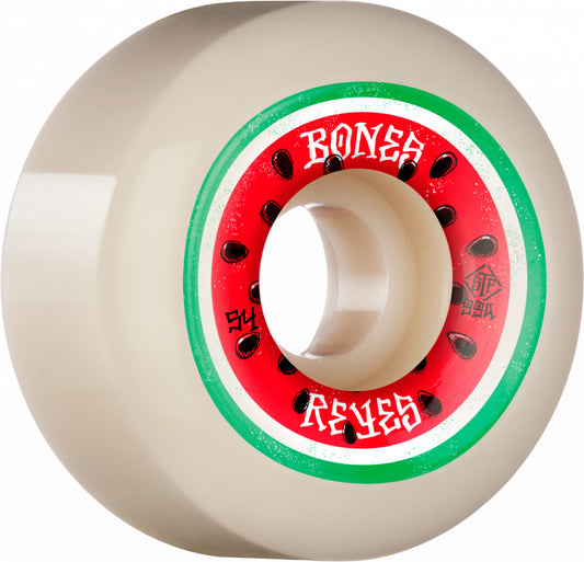 Bones STF Pro Reyes Crimson Sweet V6 Wide Wheels 54MM 99A skateboard wheels watermelon