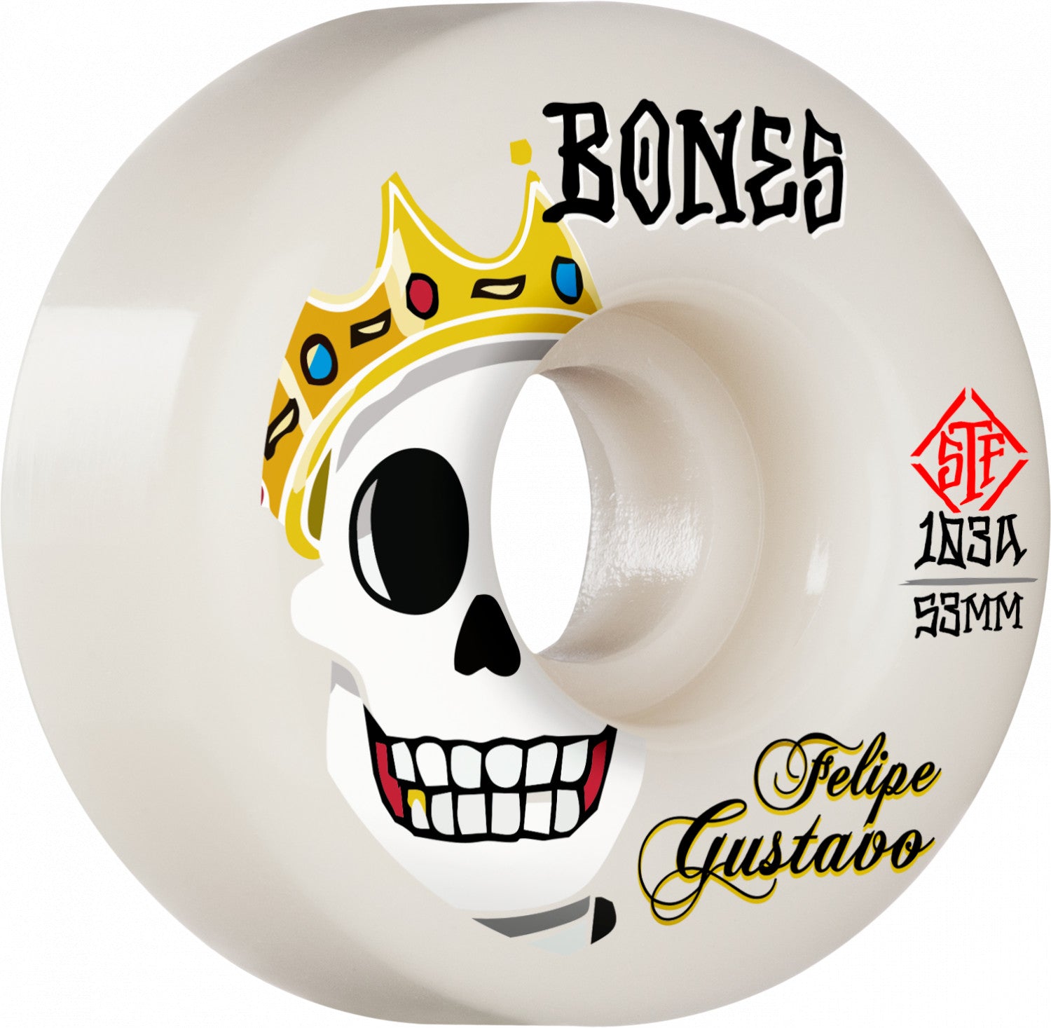 Bones STF Felipe Gustavo Pro Notorious V1 Standard Wheels 53MM