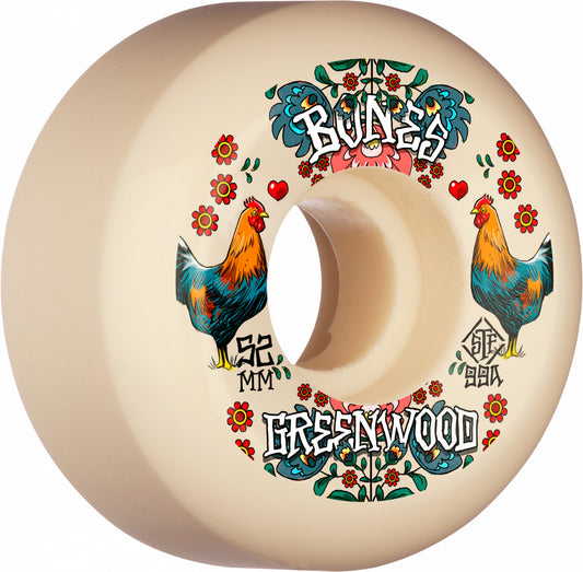 Bones STF Nate Greenwood Pro Decoupe V5 Sidecut Wheels 52MM