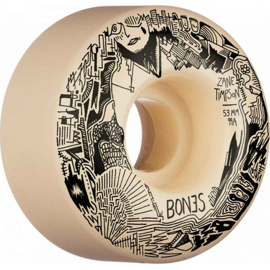 Bones STF Pro Zane Timpson Memorial V4 Wide Skateboard Wheels 53MM