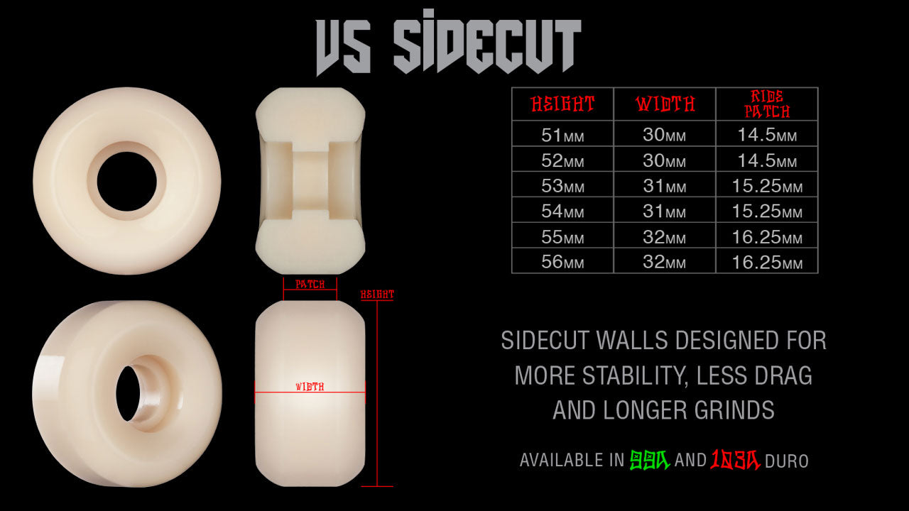 Bones STF Heritage Series V5 Sidecut Wheels 54MM 99A