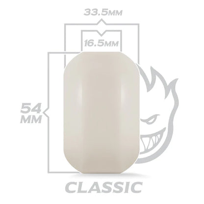 Spitfire F4 Classic Glow Swirl Wheels Natural 54MM 99D
