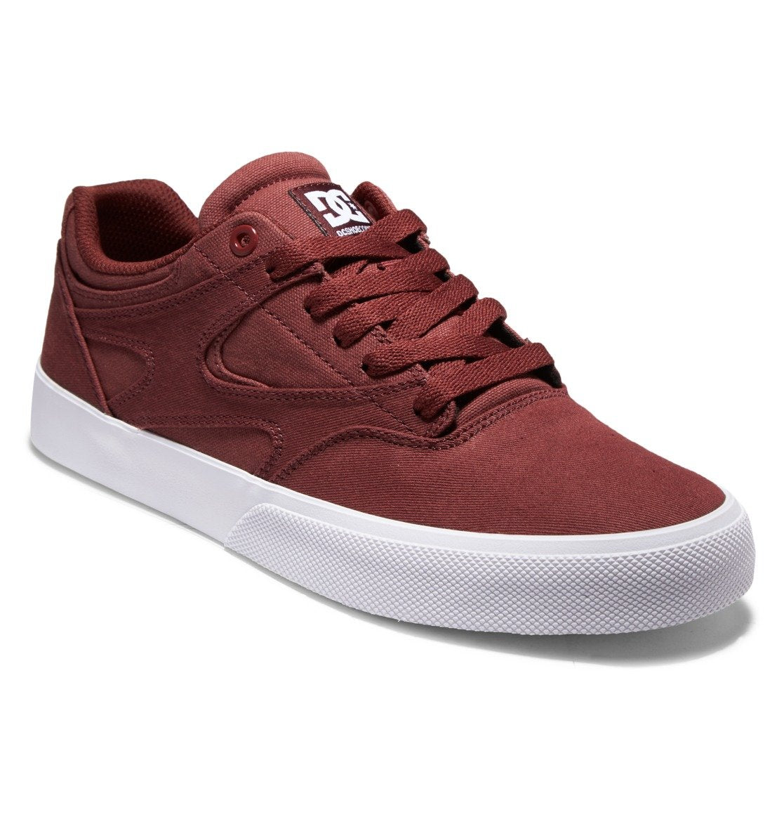 DC Kalis Vulc Refibra Burgundy Skate Shoe